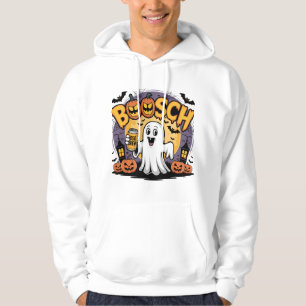 Boosch Funny Halloween Ghost Design Hoodie