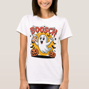Boosch Ghost Halloween Beer Design T-Shirt
