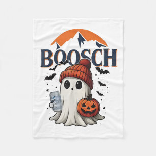 Boosch Light Halloween Cute Ghost Pumpkin Fleece Blanket