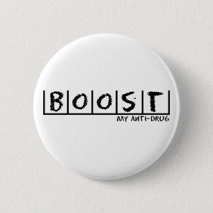 Boost Anti-Drug 6 Cm Round Badge