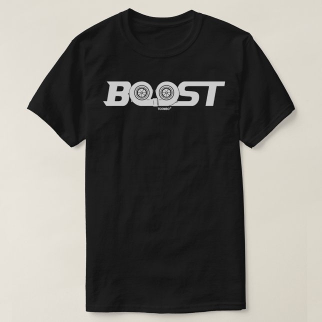 Boost Car Street Racing Turbo Engine T-Shirt (Design Front)