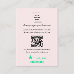 Boost Customer Reviews with QR Feedback Card