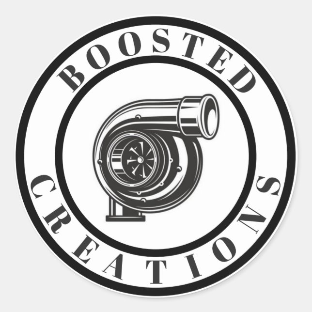 Boosted Creations Stickers (Front)