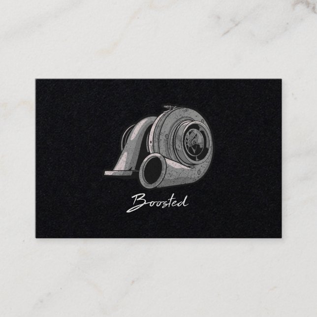 Boosted Turbo Tuning Business Card (Front)