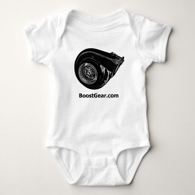 BoostGear.com  -  Big Turbo Baby Bodysuit (Front)