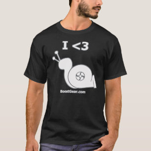 BoostGear - I Heart Turbo Snail T-Shirt
