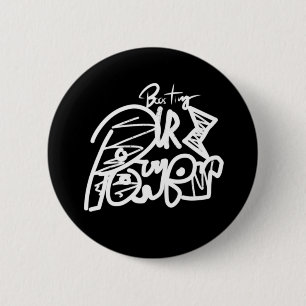 Boosting Your Power Typgraphy 6 Cm Round Badge