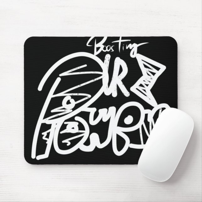 Boosting Your Power Typgraphy Mouse Mat (With Mouse)