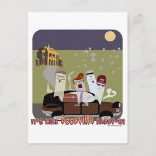 BoosVille Halloween Postcard
