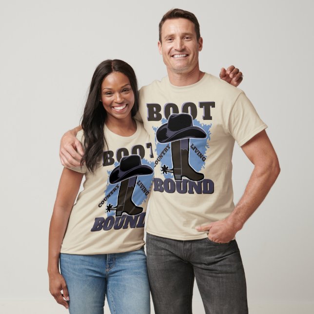 Boot Bound Country Living T-Shirt (Unisex)