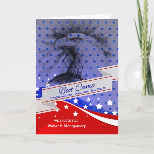 Boot Camp Graduate American Eagle Card (Front)