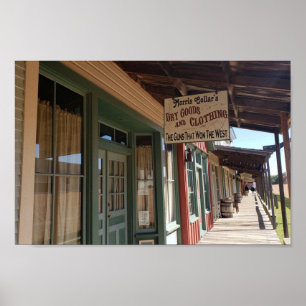 Boot Hill, Front Street, Dodge City, Kansas Poster