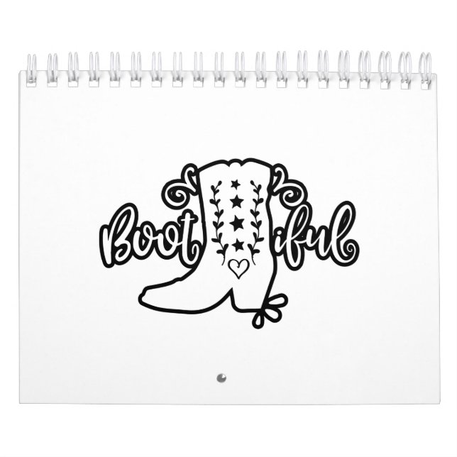 Boot Iful Cowgirl Sayings Calendar (Cover)