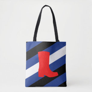 Boot Pride Flag Tote Bag