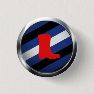 BOOT PRIDE MEDALLION 3 CM ROUND BADGE