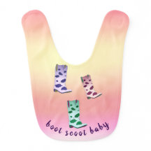 Boot Scoot Baby Bib