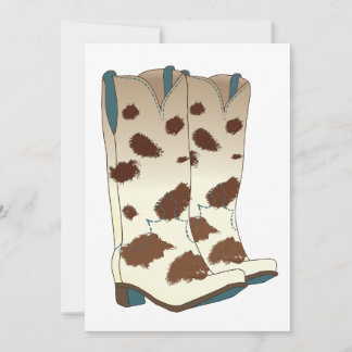 Boot Scoot Blank Card