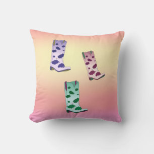 Boot Scoot Throw Pillow