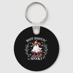 Boot Scootin Soky Retro Western Funny Halloween Cu Key Ring