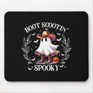 Boot Scootin Soky Retro Western Funny Halloween Cu Mouse Mat