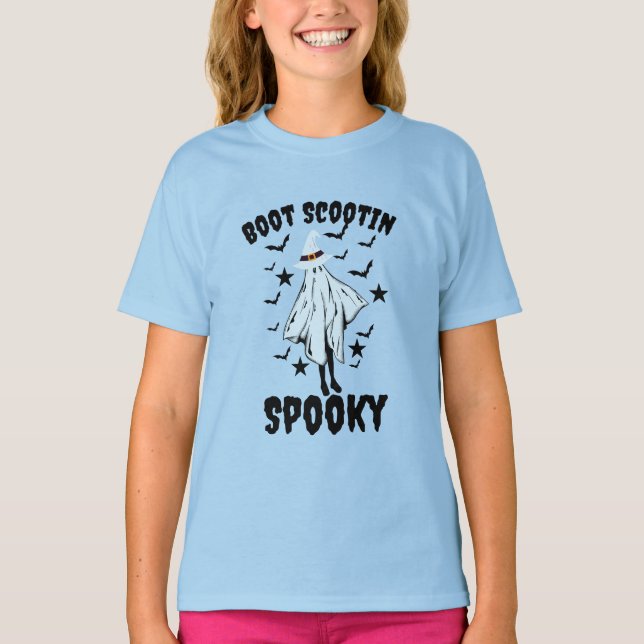 Boot Scootin Spooky T-Shirt   (Front)