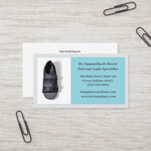 Boot Surgical Foot Doctor Podiatry Podiatrist  Business Card