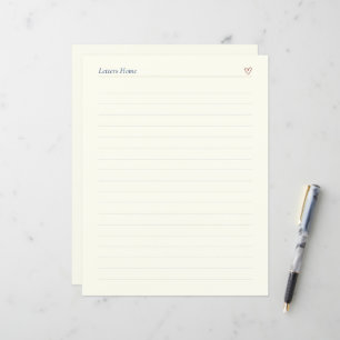 Bootcamp Letters From Home Letter Writing Paper
