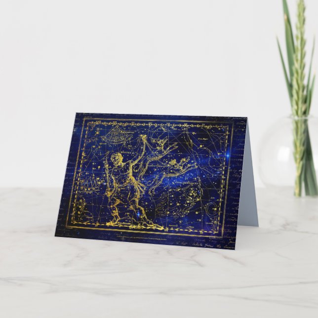 bootes constellation greeting card (Front)