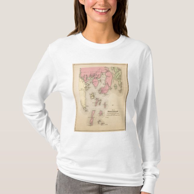 Boothbay, adjacent islands T-Shirt (Front)