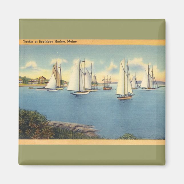 BoothBay Harbour Magnet (Front)