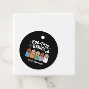 Bootiful Babies Mother Baby Nurse Halloween Favour Tags