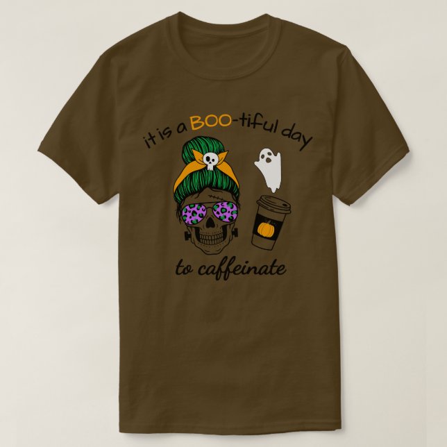 BOOtiful Day T-Shirt (Design Front)