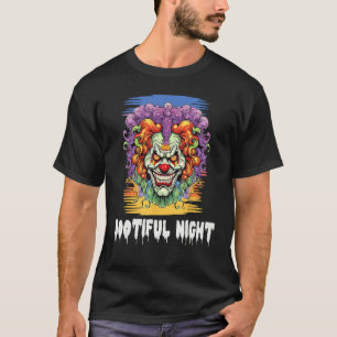 Bootiful Night creepy Clown Halloween T-Shirt