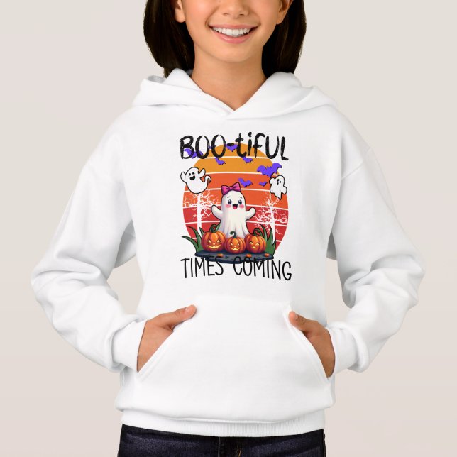 Bootiful Times Coming, Cute Halloween Ghosts (Front)