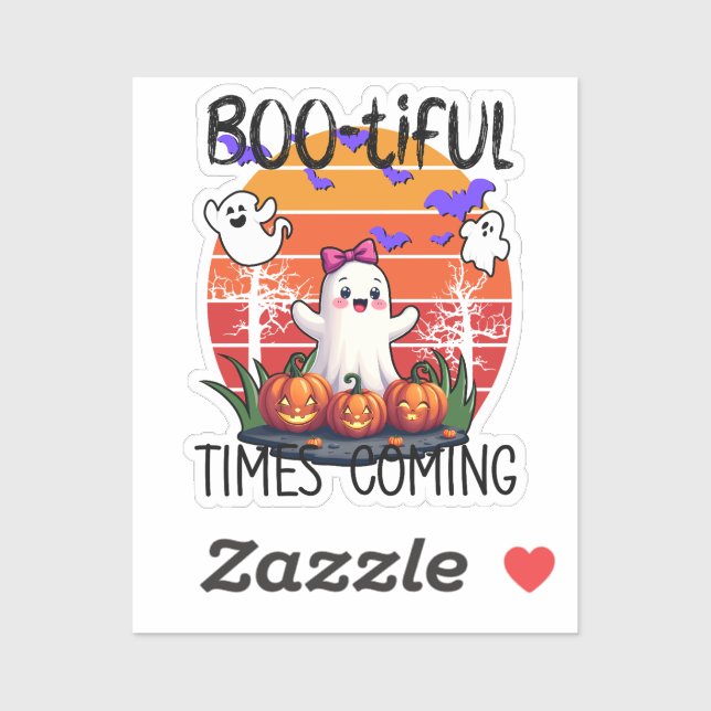 Bootiful Times Coming, Cute Kawaii Ghosts (Sheet)