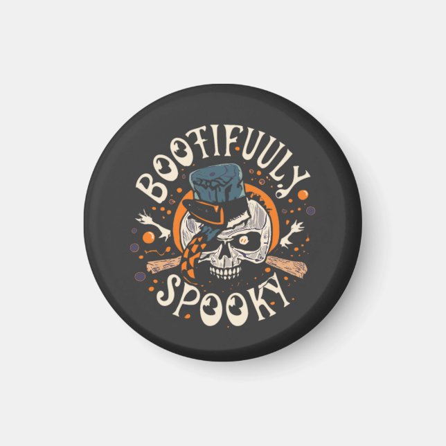 Bootifuuly Spooky Magnet (Front)