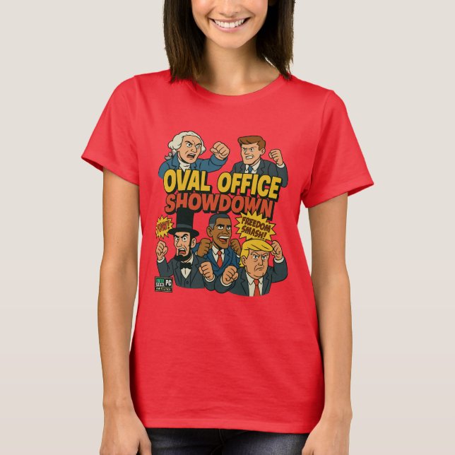 Bootleg Cartoon Presidents T-Shirt (Front)