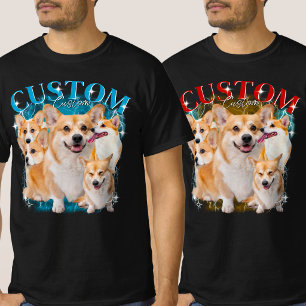 Bootleg Dog Pet Photo Animal 90s 1BK2 T-Shirt