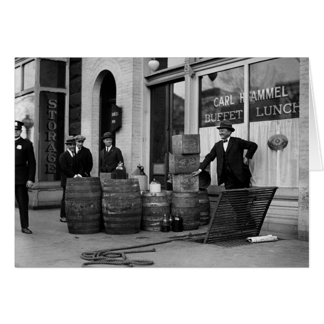 Bootleg Liquor Raid, 1923 (Front Horizontal)