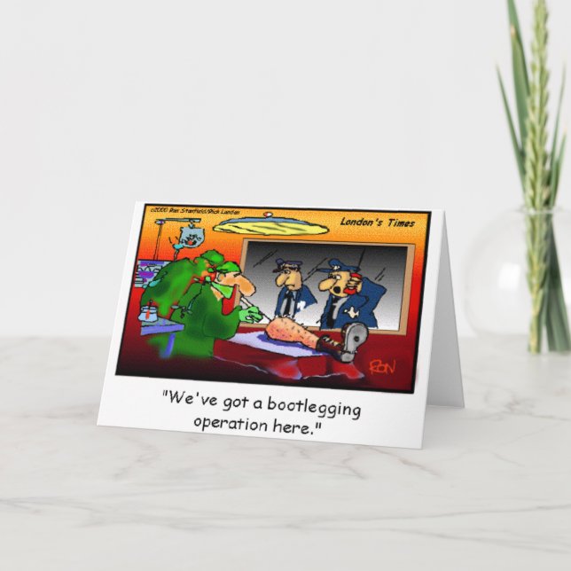 Bootleg Operation Funny Cartoon Tees & Gifts Card (Front)