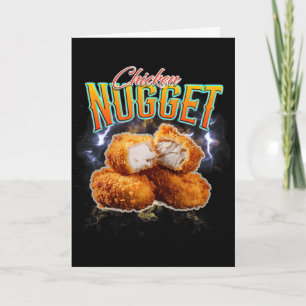 Bootleg Rap Funny Chicken Nugget Vintage 90s Card