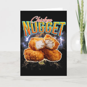Bootleg Rap Funny Chicken Nugget Vintage 90s Card