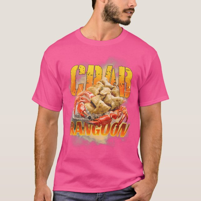 Bootleg Style Crab Rangoon Funny 90S Bootleg Rap T-Shirt (Front)