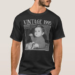Bootleg Vintage Happy Birthday Photo Family 2B1 T-Shirt<br><div class="desc">Custom Vintage Birthday Design With Pictures, Happy Birthday Design, Custom Bootleg Rap 90s Retro Vintage. Celebrate your special day in style with this personalised retro design that turns your memories into vintage art! Upload your favourite photo and add your birth year or name to create a one-of-a-kind piece that's perfect...</div>