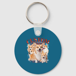 Bootleg Vintage Pet Dogs Cat Funny Animal 1wh1 Key Ring