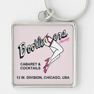 Bootleggers Cabaret and Cocktails, Chicago, IL Key Ring