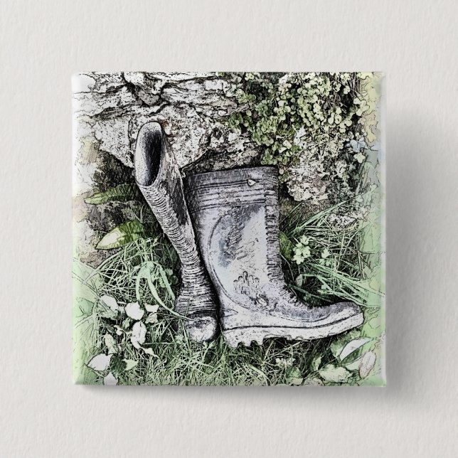 BOOTS 15 CM SQUARE BADGE (Front)