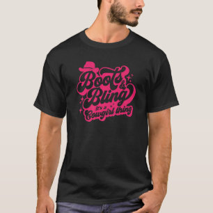 Boots And Bling It's A Cowgirl Thing Western Cowgi T-Shirt