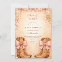 Boots And Bows Baby Shower
