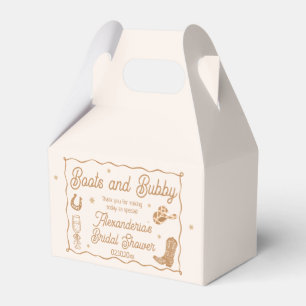 Boots and Bubbly Bridal Shower  Favour Box